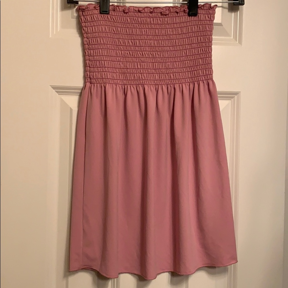 A. Byer strapless top